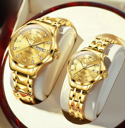 Quartz Simple Casual Couple's Watch Waterproof