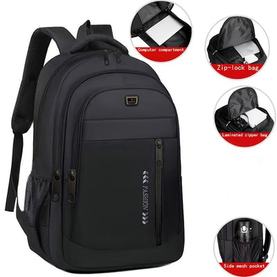 Commuter Large Capacity Lightweight Waterproof Men's Backpack