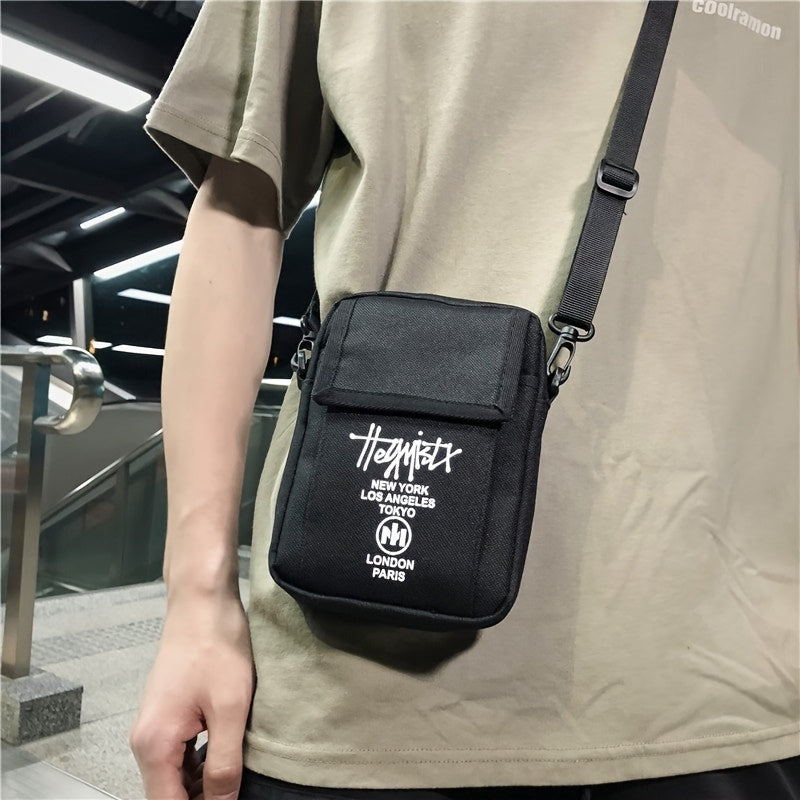 Single Shoulder Small Bag, Fashionable Trendy Student Crossbody Bag, Unisex Casual Phone Bag